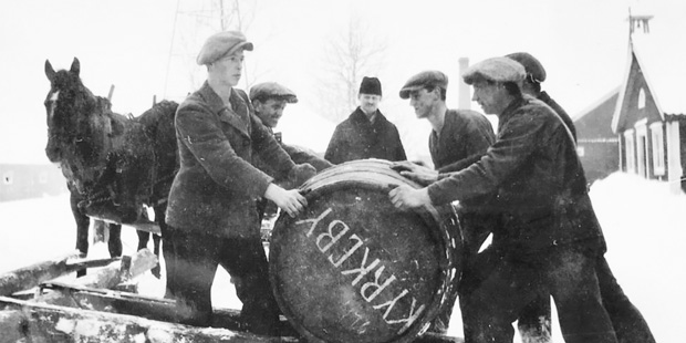 Arkivbild Kyrkeby bränneri