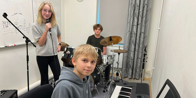 Medlemmarna i bandet The Titans