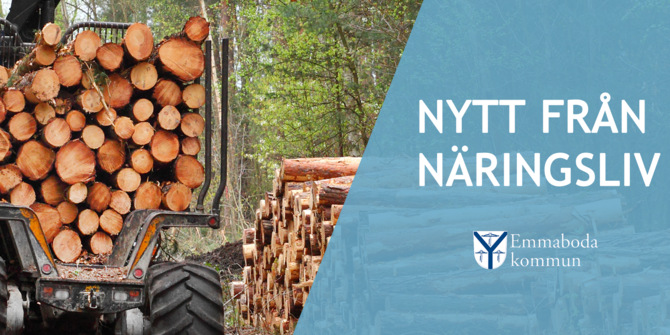 Banner Nytt från Näringsliv med en skotare