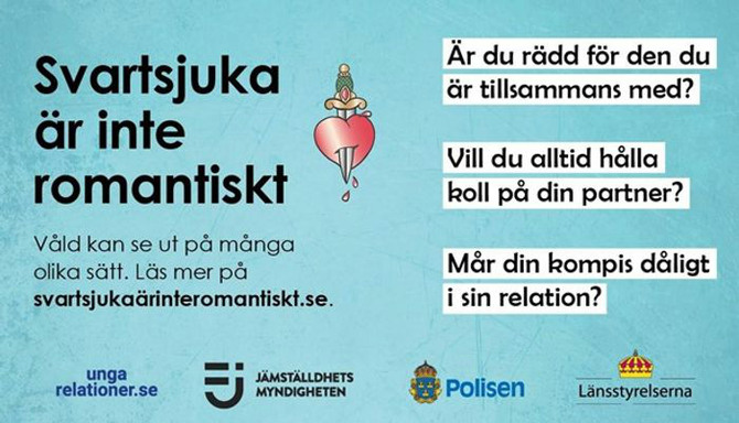 svartsjuka är inte romantiskt