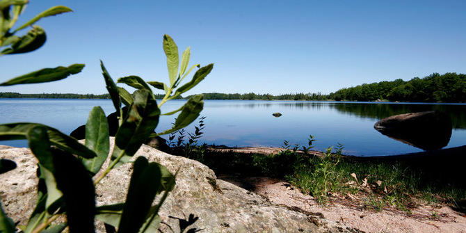 Utsikt över en sjö