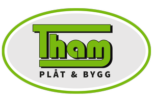 Tham Plåt & byggs logotyp