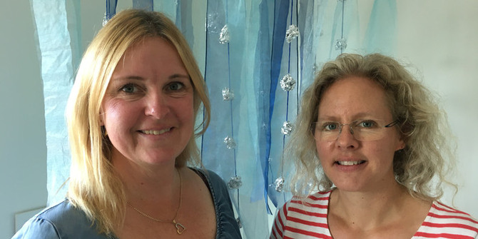 Heléne Poulsen och Karin Eriksson.