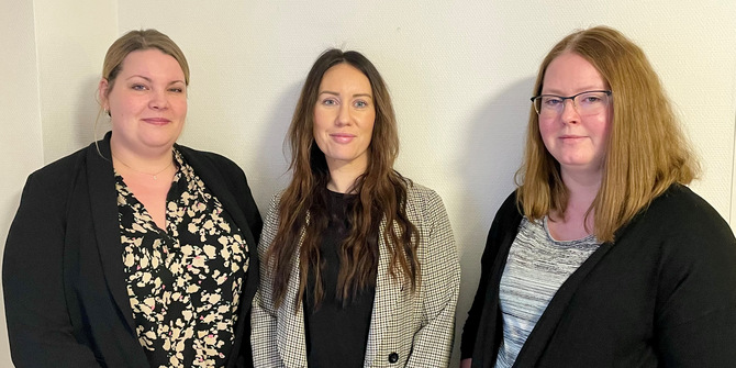Märtha Philipsson Josephine Bayard Erika Jonsson