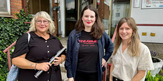 Maria Kanje, Maria Eriksson-Hecht och Malin Gustavsson.