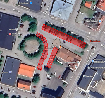 Översikt över var p-skiva ska användas