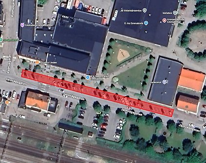 Översikt över var p-skiva ska användas